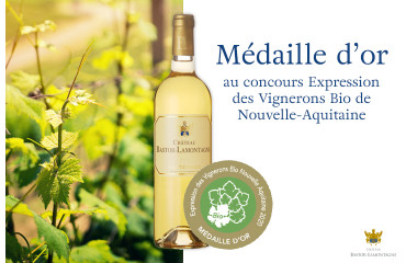 Une Médaille D'Or Pour Notre Vin Château Bastor Lamontagne 2018 !